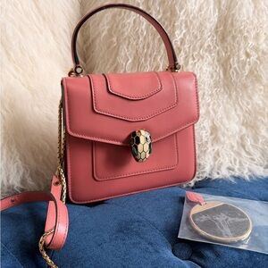 Bvlgari
Serpenti Forever Top Handle Bag Leather Small